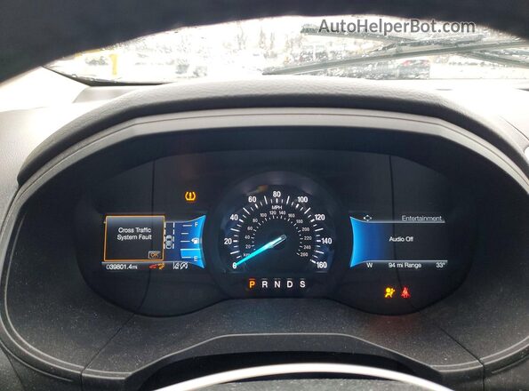 2FMPK4J90RBA48974 2024 FORD EDGE Синий Вид щитка приборов