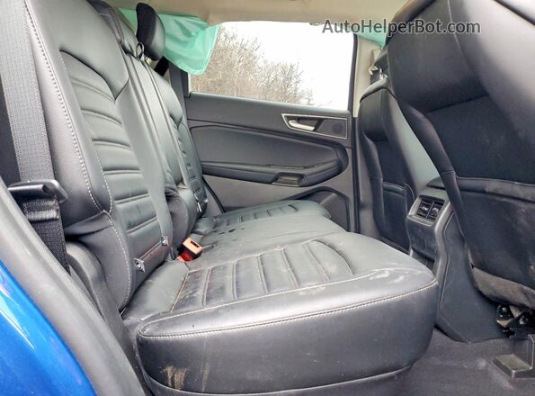 2FMPK4J90RBA48974 2024 FORD EDGE Синий Вид задней части салона