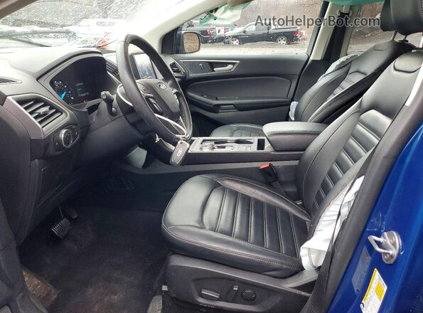 2FMPK4J90RBA48974 2024 FORD EDGE Синий Вид салона спереди