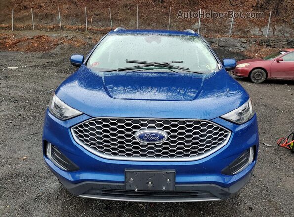 2FMPK4J90RBA48974 2024 FORD EDGE Синий Вид спереди