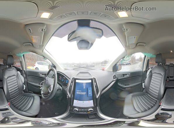 2FMPK4J90RBA48974 2024 FORD EDGE Синий Панорамный вид салона 360°