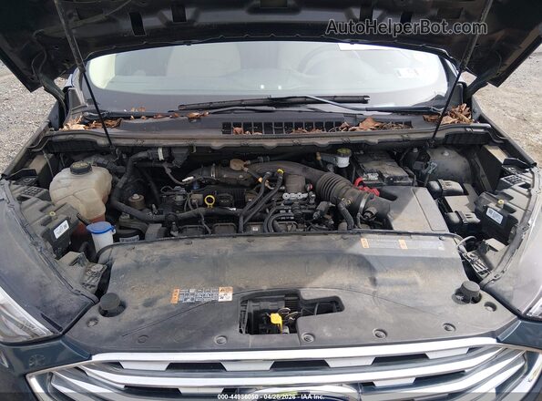 2FMPK4J91KBB73052 2019 FORD EDGE Blue Հետևի տեսք