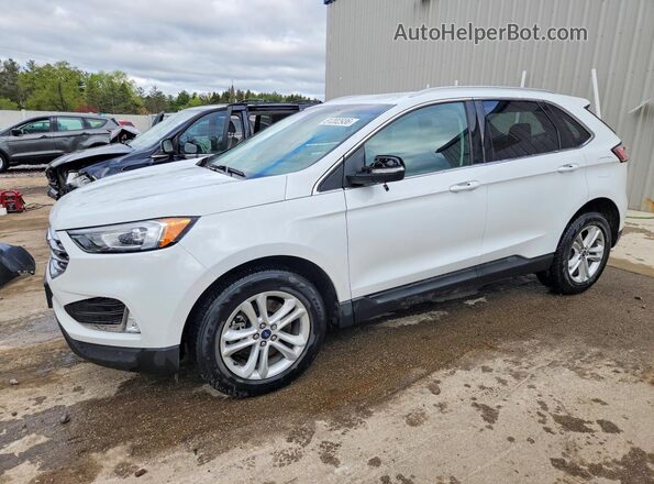 2FMPK4J91KBC00279 2019 FORD EDGE Белый Передняя левая четверть