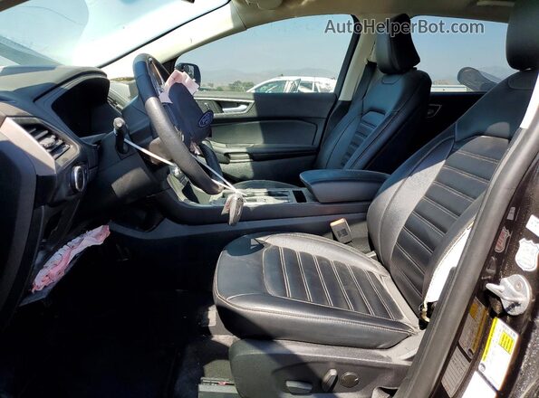 2FMPK4J91RBA93812 2024 FORD EDGE Black Вид салону спереду