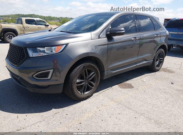 2FMPK4J93GBC00775 2016 FORD EDGE Gray Передня ліва чверть