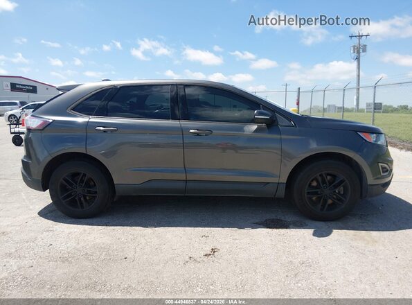 2FMPK4J93GBC00775 2016 FORD EDGE Gray Вид задньої частини салону