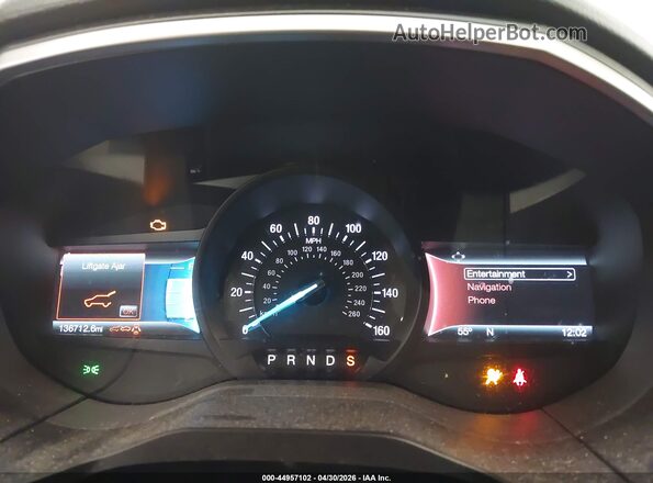 2FMPK4J93JBB79482 2018 FORD EDGE Blue Widok tylnych siedzeń