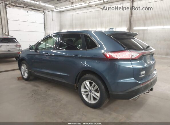 2FMPK4J93JBB79482 2018 FORD EDGE Blue Tył lewy