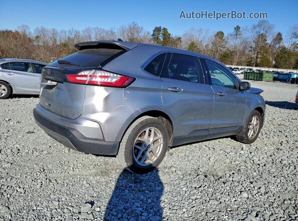 2FMPK4J93MBA00149 2021 FORD EDGE Silver Задня права чверть