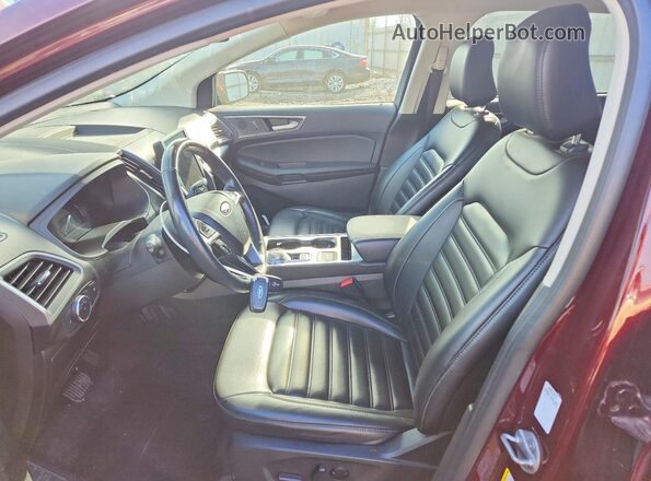 2FMPK4J93NBA40992 2022 FORD EDGE Burgundy Vista interior delantera