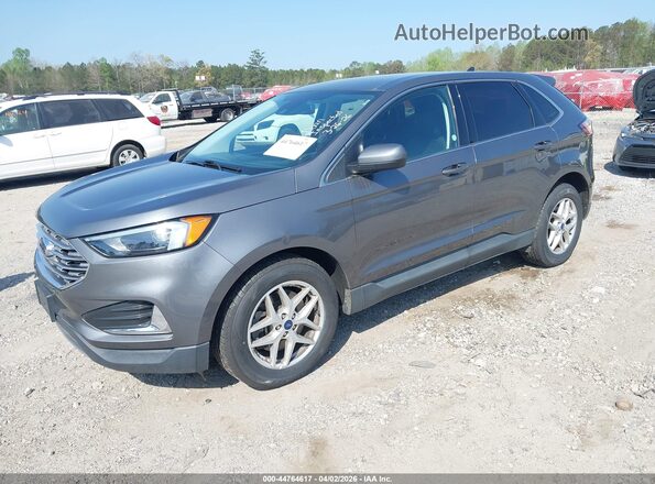 2FMPK4J93NBA91795 2022 FORD EDGE Gray Przód lewy