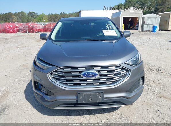 2FMPK4J93NBA91795 2022 FORD EDGE Gray Widok zestawu wskaźników