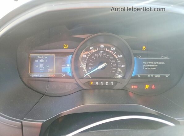 2FMPK4J93NBA96849 2022 FORD EDGE Черный Вид щитка приборов