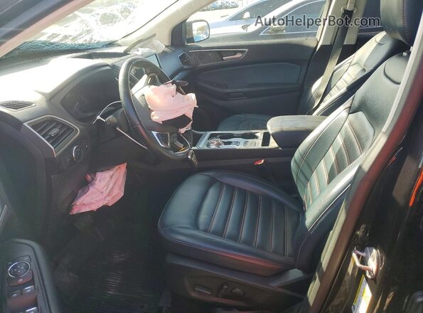 2FMPK4J93NBA96849 2022 FORD EDGE Черный Вид салона спереди
