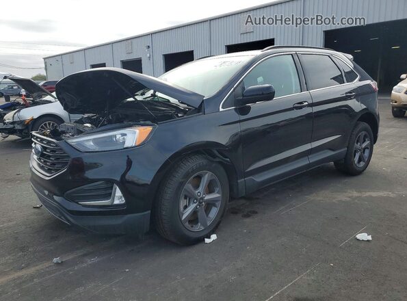 2FMPK4J93NBA96849 2022 FORD EDGE Черный Передняя левая четверть