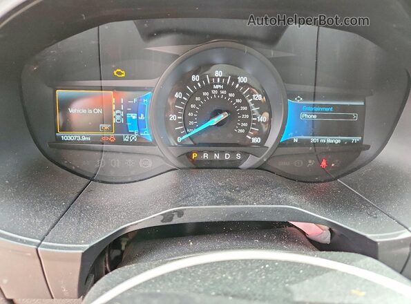 2FMPK4J93PBA34421 2023 FORD EDGE Серый Вид щитка приборов