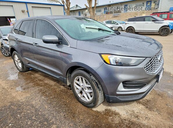 2FMPK4J93PBA34421 2023 FORD EDGE Серый Передняя правая четверть