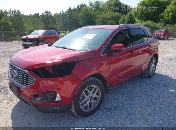2FMPK4J93RBA05679 2024 FORD EDGE Red Передня ліва чверть