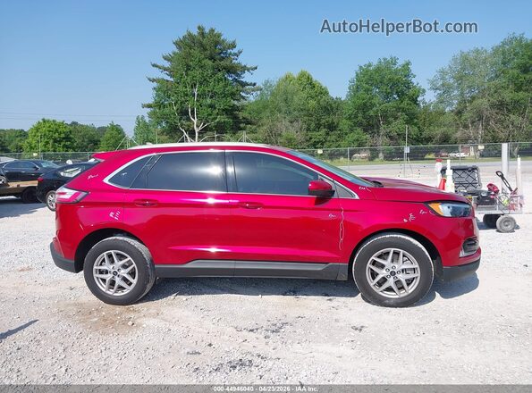 2FMPK4J93RBA05679 2024 FORD EDGE Red Вид задньої частини салону