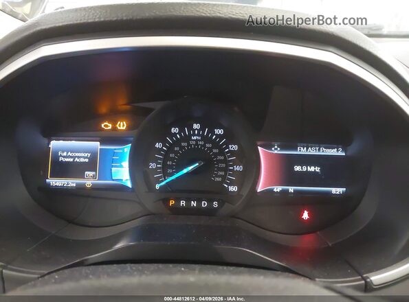 2FMPK4J95JBB26041 2018 FORD EDGE Blue Widok tylnych siedzeń