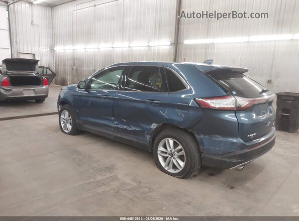 2FMPK4J95JBB26041 2018 FORD EDGE Blue Tył lewy