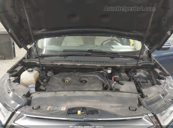 2FMPK4J95JBB26041 2018 FORD EDGE Blue Widok z tyłu