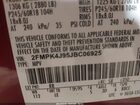 2018 Ford Edge Sel Red vin: 2FMPK4J95JBC06925