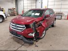 2018 Ford Edge Sel Red vin: 2FMPK4J95JBC06925