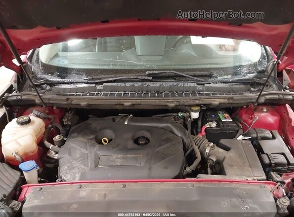 2FMPK4J95JBC06925 2018 FORD EDGE Red Widok z tyłu