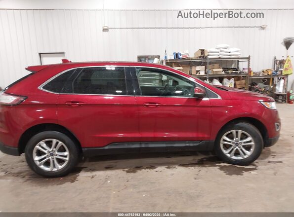 2FMPK4J95JBC06925 2018 FORD EDGE Red Widok wnętrza 360 stopni