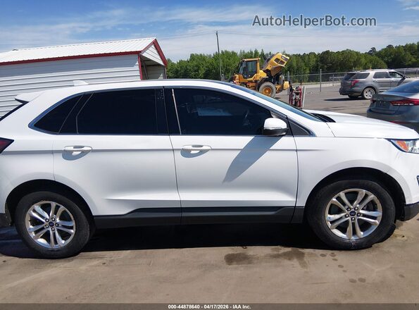 2FMPK4J96HBB15799 2017 FORD EDGE Белый Вид задней части салона