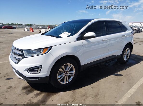 2FMPK4J96HBB15799 2017 FORD EDGE Белый Передняя левая четверть