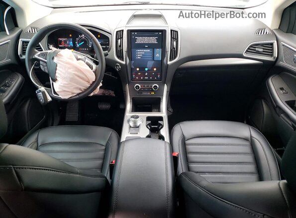 2FMPK4J96PBA40035 2023 FORD EDGE White Widok deski rozdzielczej
