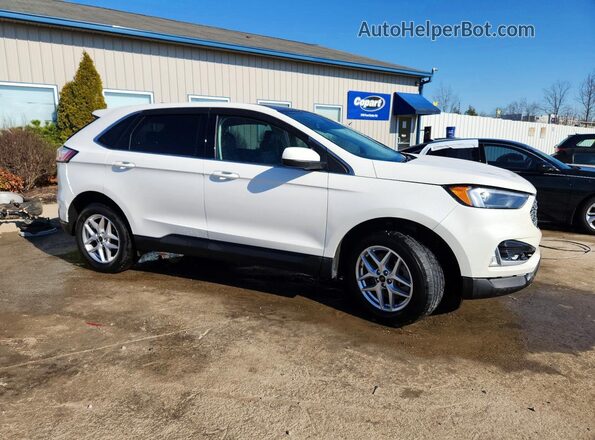 2FMPK4J96PBA40035 2023 FORD EDGE White Przód prawy