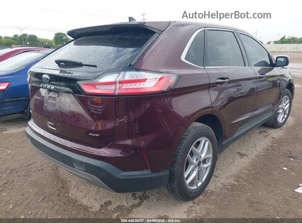 2FMPK4J96RBA37218 2024 FORD EDGE Maroon Tył prawy