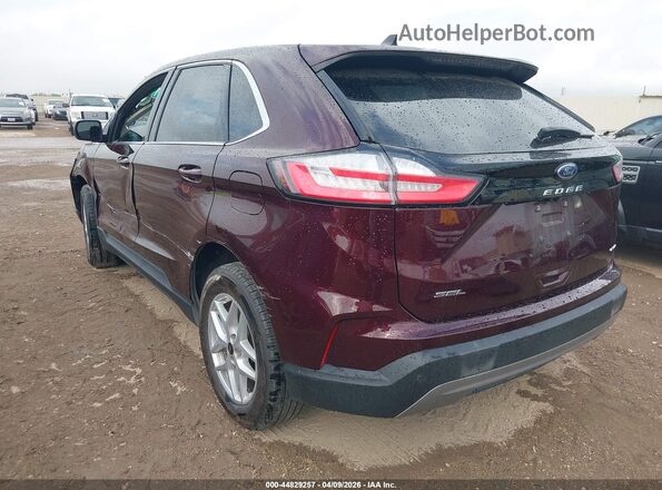 2FMPK4J96RBA37218 2024 FORD EDGE Maroon Tył lewy