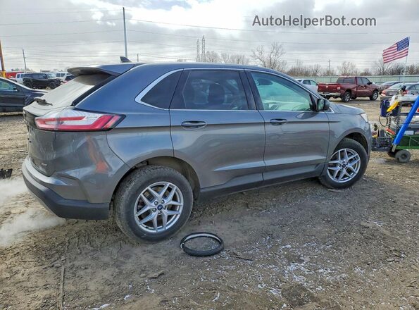 2FMPK4J97NBA17103 2022 FORD EDGE Gray Trasero derecho