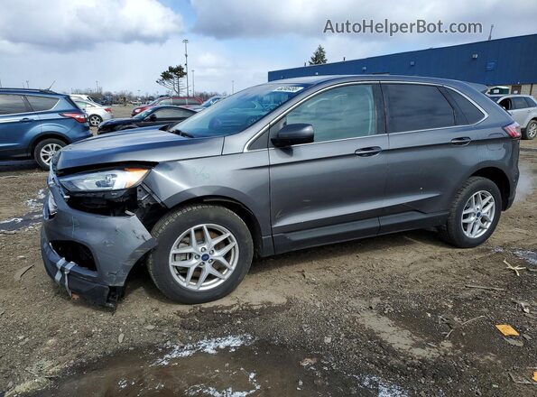2FMPK4J97NBA17103 2022 FORD EDGE Gray Vista tres cuartos delantera izquierda