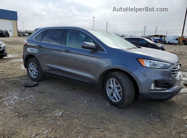 2FMPK4J97NBA17103 2022 FORD EDGE Gray Delantero derecho