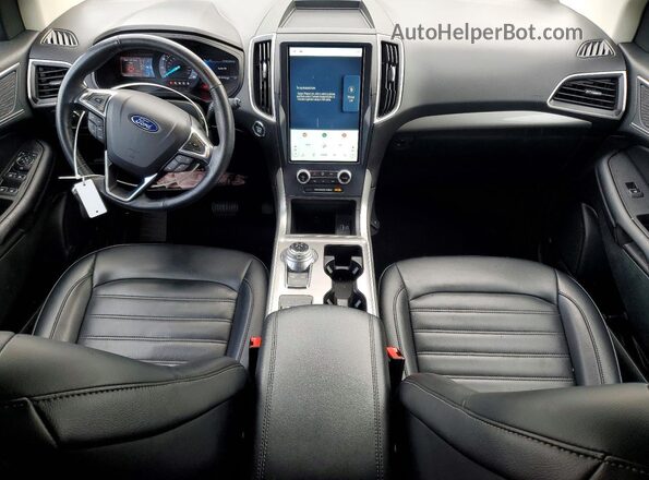 2FMPK4J97PBA36513 2023 FORD EDGE Серебряный Вид панели приборов