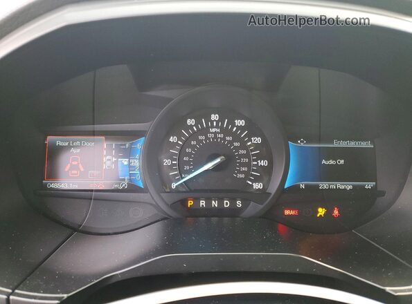 2FMPK4J97PBA36513 2023 FORD EDGE Серебряный Вид щитка приборов