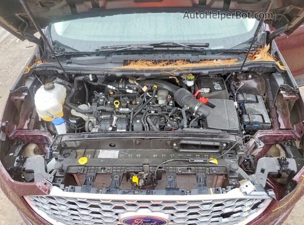 2FMPK4J97RBA61494 2024 FORD EDGE Red ძრავის განყოფილების ხედი