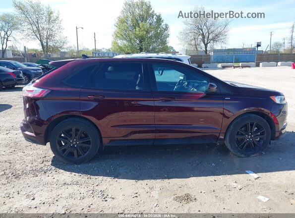 2FMPK4J97RBA74505 2024 FORD EDGE Бордовый Вид задней части салона
