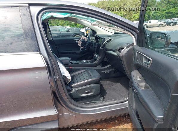 2FMPK4J98NBA80503 2022 FORD EDGE Gray Widok wnętrza z przodu