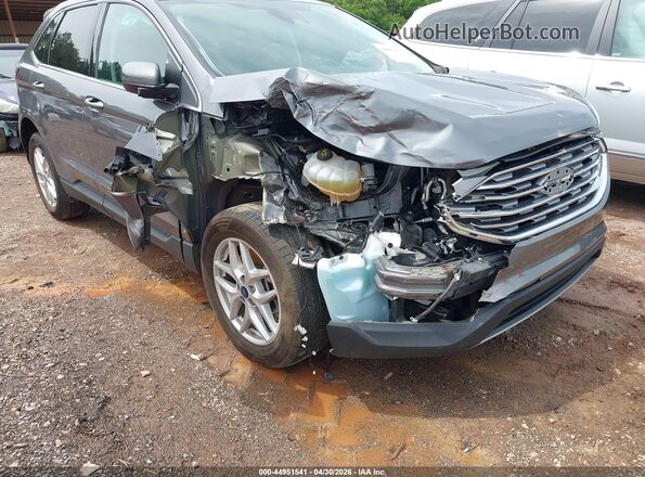 2FMPK4J98NBA80503 2022 FORD EDGE Gray Widok z przodu