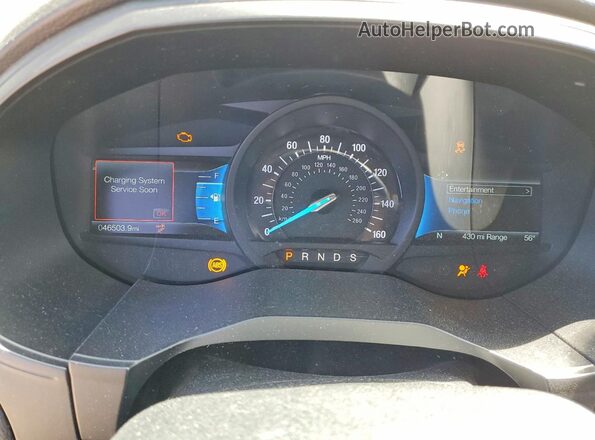 2FMPK4J98PBA20238 2023 FORD EDGE Черный Вид щитка приборов