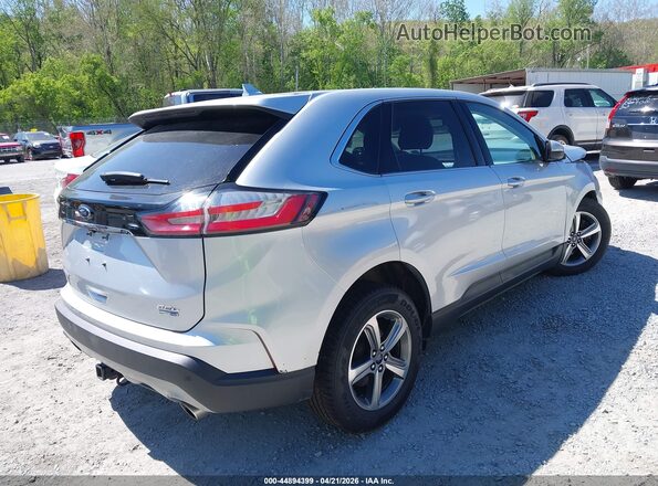 2FMPK4J99KBC46359 2019 FORD EDGE Silver Trasero derecho