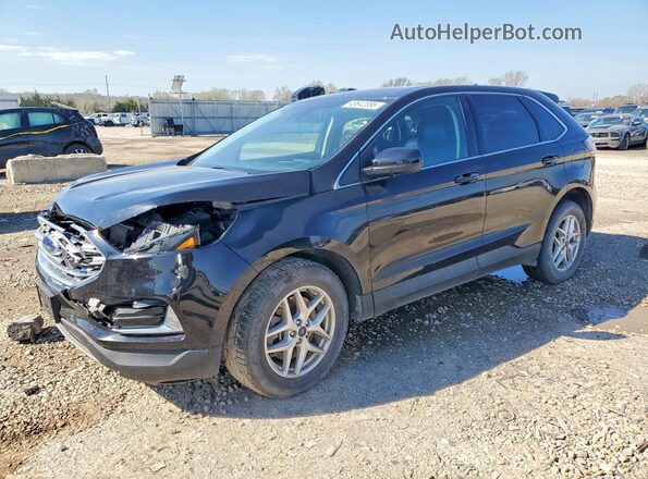 2FMPK4J99NBA61829 2022 FORD EDGE Black Передня ліва чверть