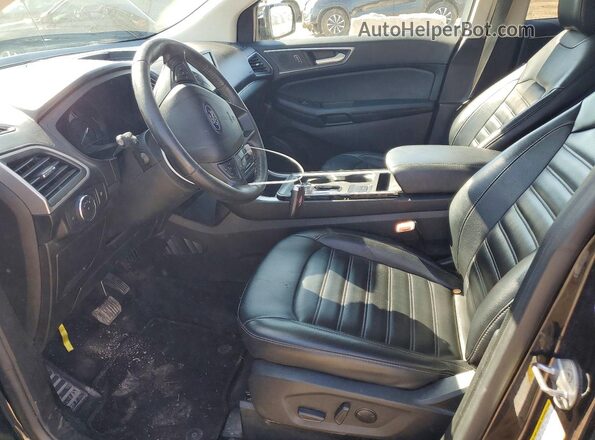 2FMPK4J99NBA61829 2022 FORD EDGE Black Вид салону спереду