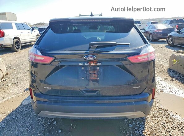 2FMPK4J99NBA61829 2022 FORD EDGE Black Вид ззаду